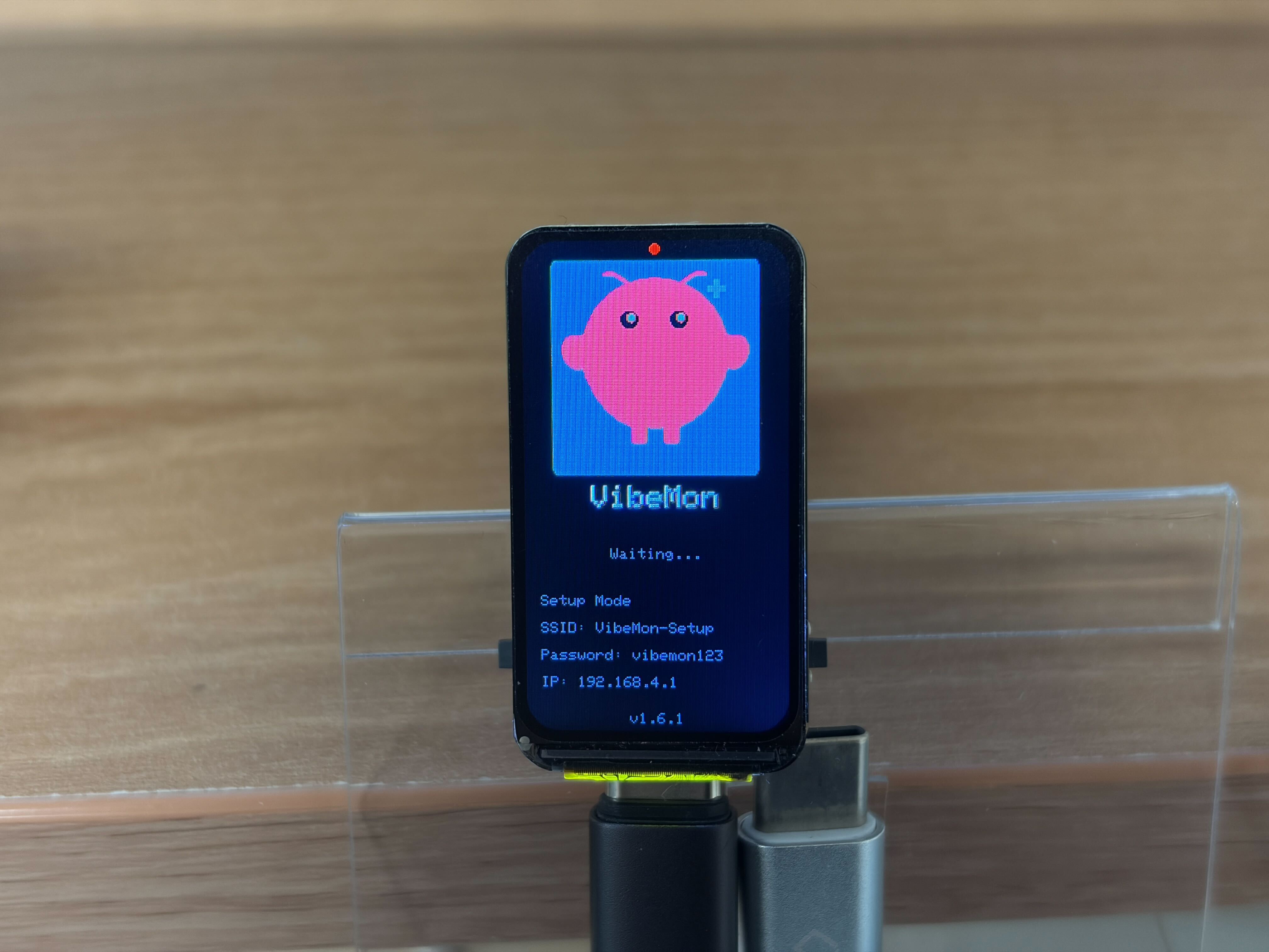 VibeMon Startup Screen